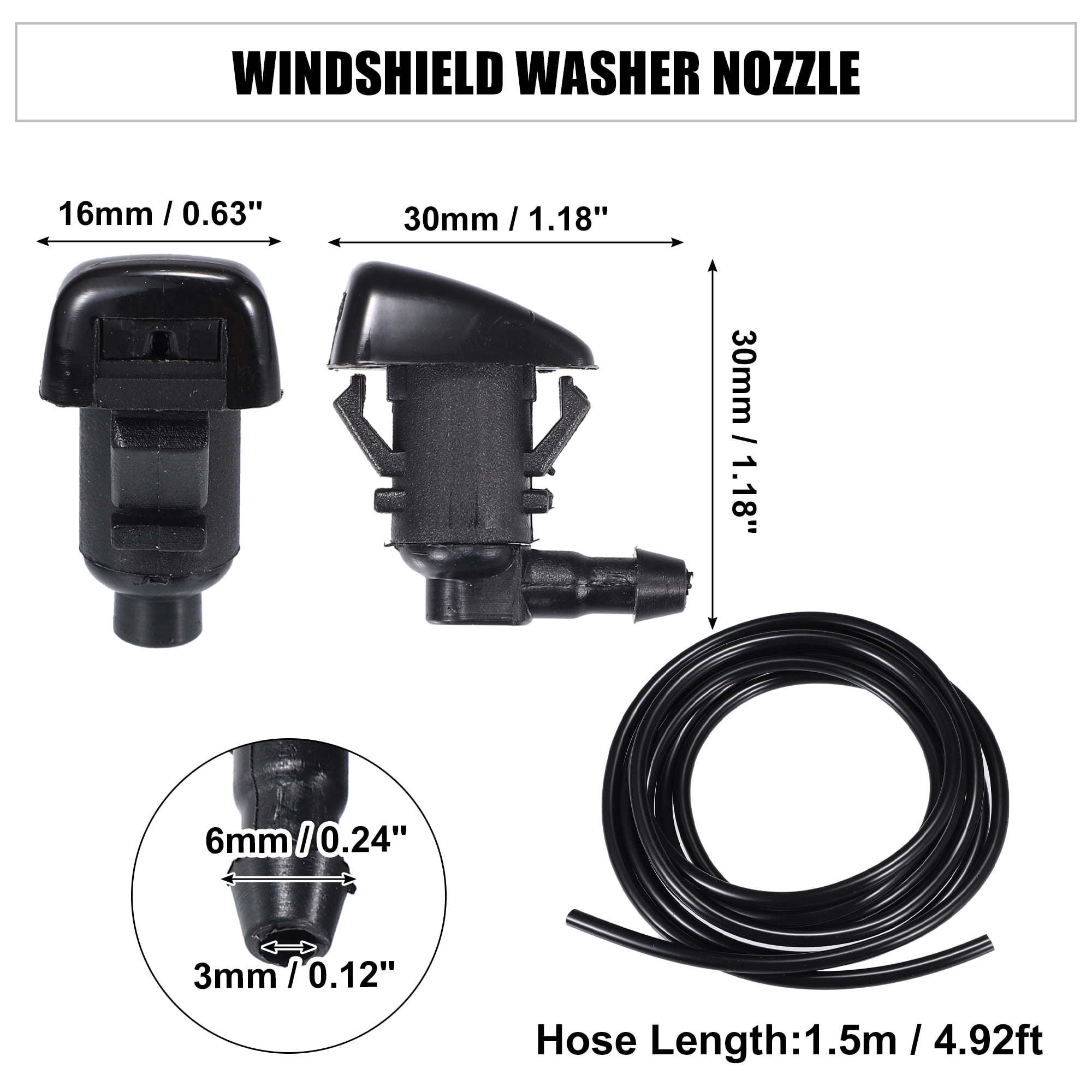 Unique Bargains Windshield Washer Nozzle No.25823360 for GMC Acadia Denali SLE SLT