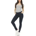 thumbnail image 5 of 3-Pack Women's Super Stretchy Skinny Fit 5-Pocket Uniform Work Soft Chino Pants, 5 of 6
