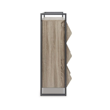 Homestar - 4-Shelf Shoe Rack - Warm Reclaimed Wood