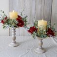 thumbnail image 4 of Wedding Table Centerpiece Artificial Valentine's Day Rose Wedding Table Flower Wreath Wedding Wreath Wedding Decorations, 4 of 9