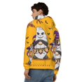 thumbnail image 4 of Naloa Cute Gnomes Halloween Men’s Hoodies, Zip up Hoodie, Sweatshirts,Hoodies for Men Sizes S-3XL-Large, 4 of 5