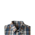 thumbnail image 3 of Mens Classic Plaid Shirt Turn Down Collar Short Sleeve Button Down Plaid Dress Shirt Casual Regular Fit Plaid Shirt Tops, 3 of 9