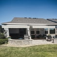thumbnail image 4 of Awntech 12 Ft Key West Left Motorized Heavy Duty Patio Retractable Awning with Cassette (144in x 9.38in x 120in), Oatmeal Tweed, 4 of 6