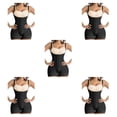 thumbnail image 1 of Entrenador de cintura Minnieouse de nailon ajustable alta compresión lencería negra XL, 1 of 6