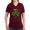 Garnet, variant on CafePress - St Paddys Day Shamrock Women's V Neck Dark T Shirt - Women's V-Neck Dark T-Shirt
