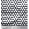 thumbnail image 1 of Soimoi Crepe Silk Fabric Geometric Block Print Fabric by The Yard 42 Inch Wide, 1 of 1