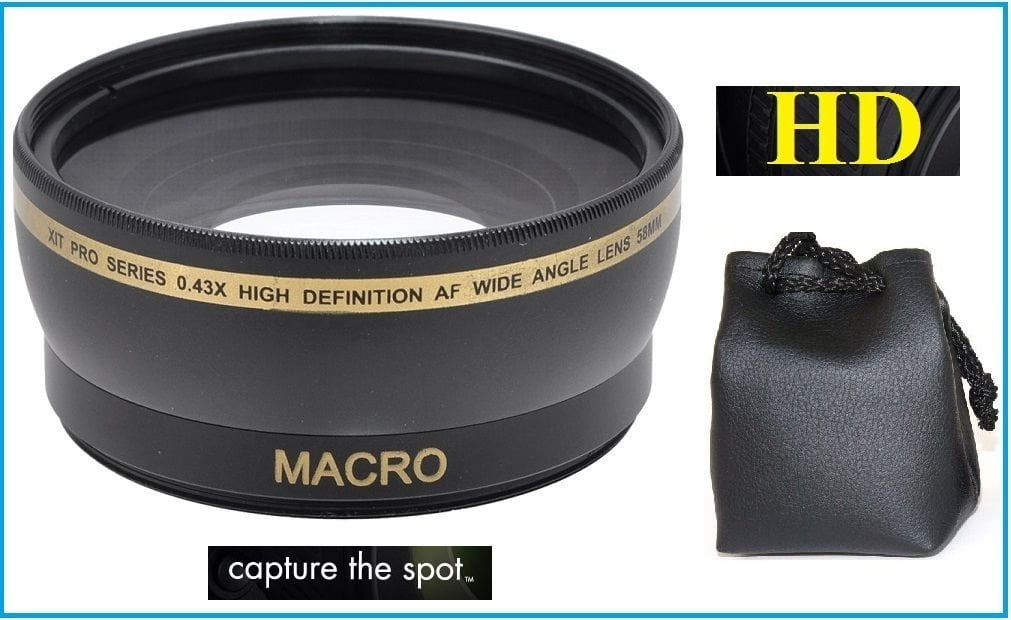 Hi Definition 0.43x Wide Angle With Macro Lens For Sony FDRAX53