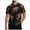 A5- --Brown T-Shirts, variant on Men's Tie Dye T Shirt Short Sleeve Crew Neck Streetwear Summer Tee Top Big and Tall Workout Shirts XL Brown Men's Short Sleeved T Shirt