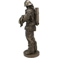 thumbnail image 5 of Fire Fighter Holding a Child Statue Figurine Firefighter Fireman Firemen Gift, 5 of 6