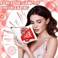 thumbnail image 4 of Bolsa de maquillaje Cosblank Cheer Teams Canvas, 20 unidades, color rojo, 4 of 6