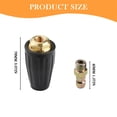 thumbnail image 3 of MOQIN Pressure Washer Tips Turbo Nozzle,4000 PSI Max |360° Rotating Spray Pressure Washer Turbo Tips with 1/4'' Quick Connect for Cleaning Brick,Concrete, Vinyl Surfaces,4.0 GPM 2.0 Orifice, 3 of 8