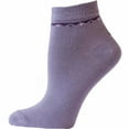 thumbnail image 6 of Sierra Socks Women's Socks Ankle Low Cut 4 Pair Pack Multi Color Socks Large Lilac Brown Ivory Navy, 6 of 8