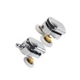 thumbnail image 1 of Youkk 2 Pcs Rouleaux de Porte de Douche Jumeaux Roues Rondes 25mm Poulies de Piste Roues Argentées Argent 25mm, 1 of 5