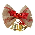 thumbnail image 2 of Fek888 Christmas Bows Small Christmas Linen Small Bow Christmas Tree Decoration Mini Accessories Pendant Mall Decoration Props, 2 of 7
