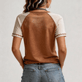 thumbnail image 4 of Walking By Faith Tripping Constantly T shirt for Women Cow Print Inspirational Faith V-Neck Short Sleeve Tee Tops Church And Daily Wear Tops, 4 of 4