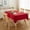 Red, variant on Enova Home High Quality Washable Rectangle Cotton tablecloths, Wrinkle Resistant Washable Dining Room Table linen for Rectangle Table Red - 55" x 78"