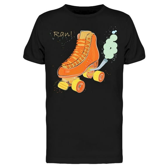 Retro Roller Skate Ran T-Shirt Men -Image by Shutterstock, Male x-Large