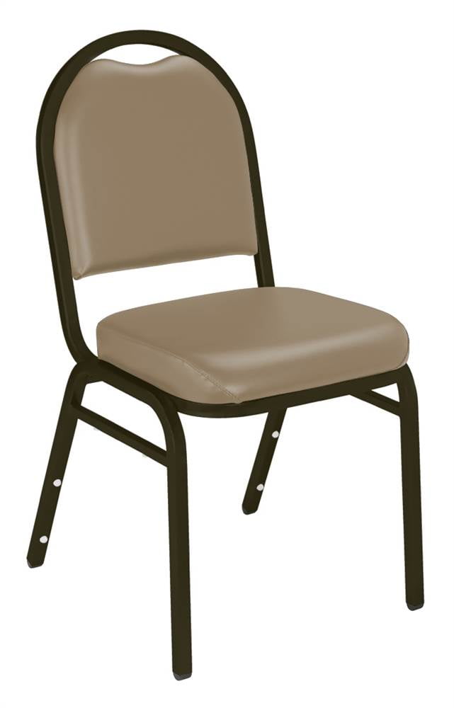 NATIONAL PUBLIC SEATING 9201-M Stacking Chair, 9200 Series, Vinyl Beige ...