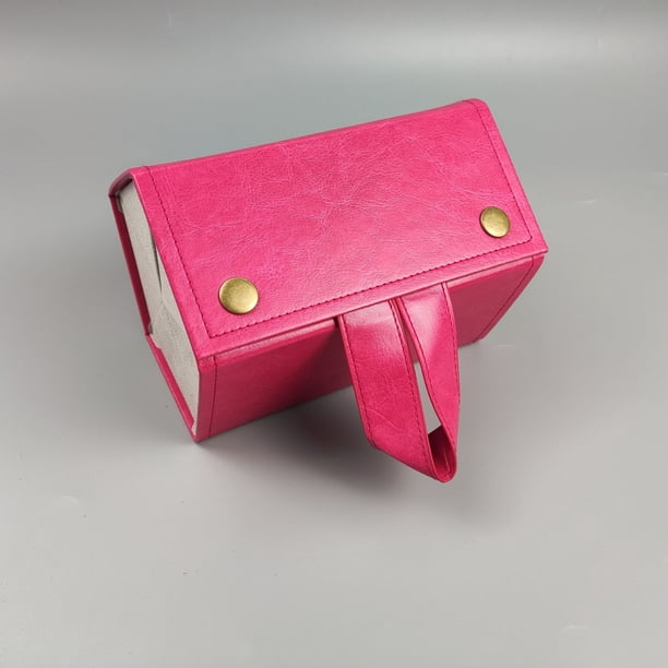 Caja de almacenamiento de gafas, caja de gafas de sol de múltiples rejillas, caja de gafas portátil plegable de múltiples capas para hombres y mujeres
