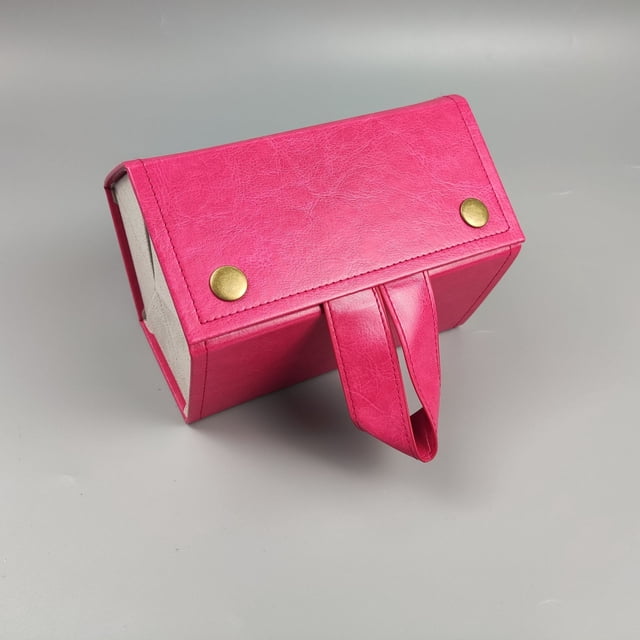 Caja de almacenamiento de gafas, caja de gafas de sol de múltiples rejillas, caja de gafas portátil plegable de múltiples capas para hombres y mujeres
