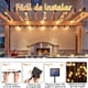 thumbnail image 3 of Serie de luces LED esferas pequeñas Solar Elly Decor CS01YL-SLREFA, 3 of 5