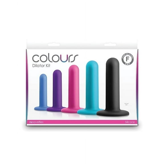 NS Novelties Colours Dilator Kit - 5-Piece Silicone Prostate Toy Set, Multicolor