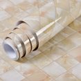 thumbnail image 1 of Thicker Improved Imitation Marble Pattern Wallpaper / Sticker, Kitchen Table Top Waterproof Self-Adhesive Paper 0.6 * 10m (Diamond Jade), 1 of 1
