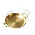 thumbnail image 2 of Miangastore Assiette en Acier Inoxydable Dorée pour Rangement avec Surface Lisse et Design Élégant Adapté à de Nombreuses Occasions 7.5 Pouces, 2 of 8