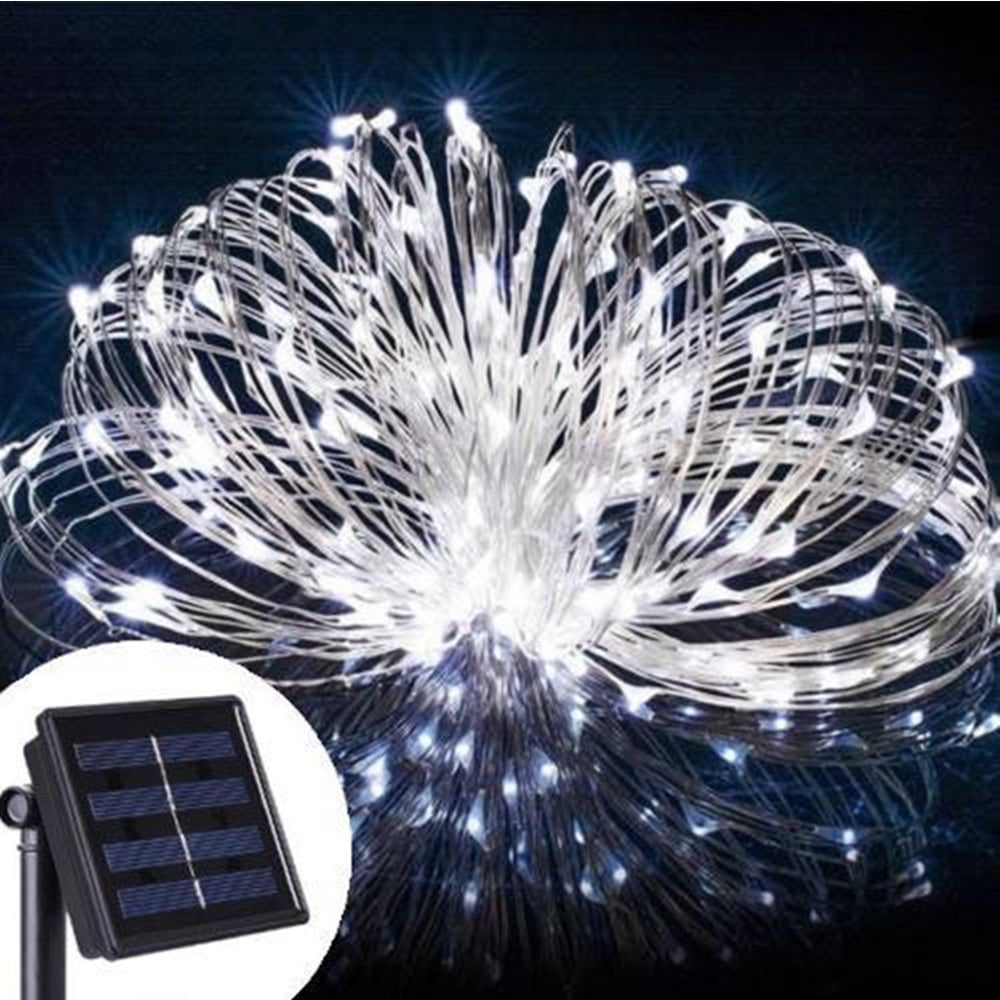 LED Solar Power String, Colorful/White/Warm, Fairy Lights, Garden Outdoor Party Christmas Lamp