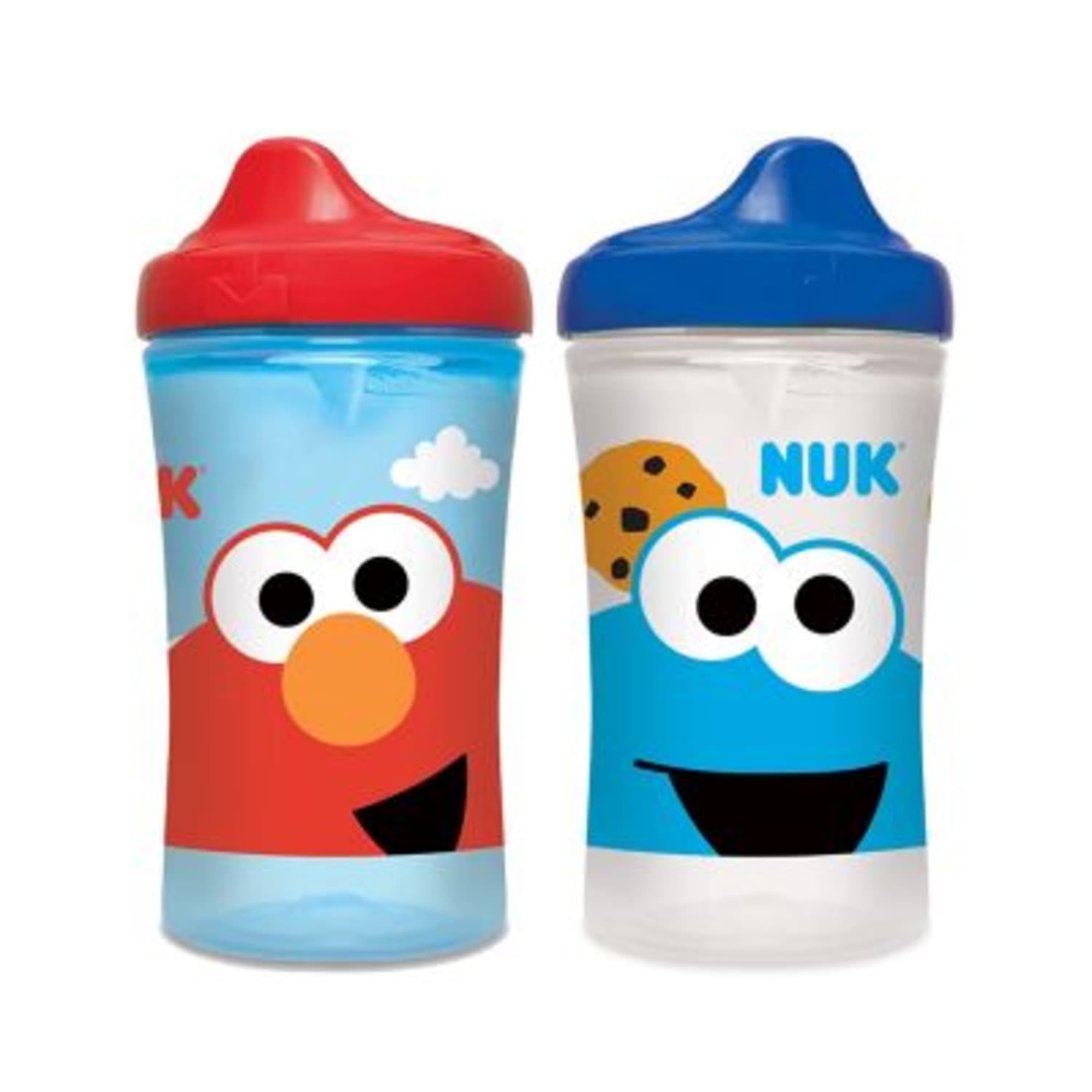NUK Sesame Street Hard Spout Cup, 10 oz, 2-Pack, 12+ Months, Unisex
