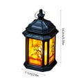thumbnail image 3 of Taicans Halloween Lantern Vintage Candle Lantern Decorative Hanging Lantern LED Candle Lantern,Battery Operated Flameless Hanging Decor for Porch,Party,Table – Pumpkin & Ghost Indoor-Outdoor Lights, 3 of 6