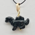 thumbnail image 3 of Obsidian Dinosaur Pendant Stegosaurus and 14Kgf Pendant 509258OBG, 3 of 3
