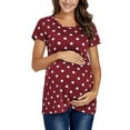 thumbnail image 2 of Uribrus Women Polka Dot Print Pregnant Tops, 2 of 5