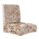 thumbnail image 1 of Funda elástica para silla de comedor con respaldo corto para fiesta de banquete champán Zulema Cubiertas cortas para sillas traseras, 1 of 6