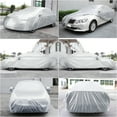 thumbnail image 4 of Unique Bargains 208"x79"x59"  Universal Car SUV Cover Silver Tone White Dustproof, 4 of 8
