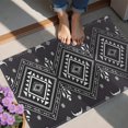 thumbnail image 4 of Black and White Geometric Boho Pattern Door Rugs,Washable Non Slip Door Mats Indoor,Decorative Door Mats,Entry Mat Indoor for Entrance,Bedroom,Kitchen,Bathroom,20"x32", 4 of 6