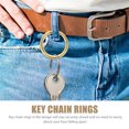 thumbnail image 2 of KAKOWELY 10pcs Flat Key Rings Metal Split Circles Key Chain Making Rings DIY Circle Hoops,1.57X"X1.57"X0.2", 2 of 5
