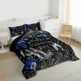thumbnail image 3 of Castle Fairy Romantic Flower Rose Queen Comforter Set,Bling Crystal Bedding Comforter Set, 3 of 8