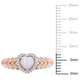 thumbnail image 2 of Everly Women's Opal 10k Rose Gold Ring, 2 of 2