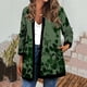 thumbnail image 2 of Chaquetas para mujer, chaqueta de entrenamiento diario para vacaciones, cárdigan de otoño e invierno, abrigo de punto abierto, Top informal de manga larga con estampado Floral Odeerbi ODB-3, 2 of 9