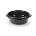 thumbnail image 2 of Récipients pour la préparation des repas ronds TakeAlongs de Rubbermaid, 5&nbsp;tasses (1,2&nbsp;l), noir, couvercles transparents, paquet de 4, 2 of 6