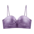 thumbnail image 1 of Clearance Sale 2025 Bra Front Button Breast Lifting Bra Apricot Strapless Backless Sticky Push Up Bras For Women, 1 of 3