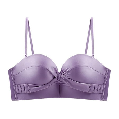 

Bras for Women Front Button Lifting Bra Apricot Strapless Backless Sticky Push Up Bras For Women Push up Bras for Women