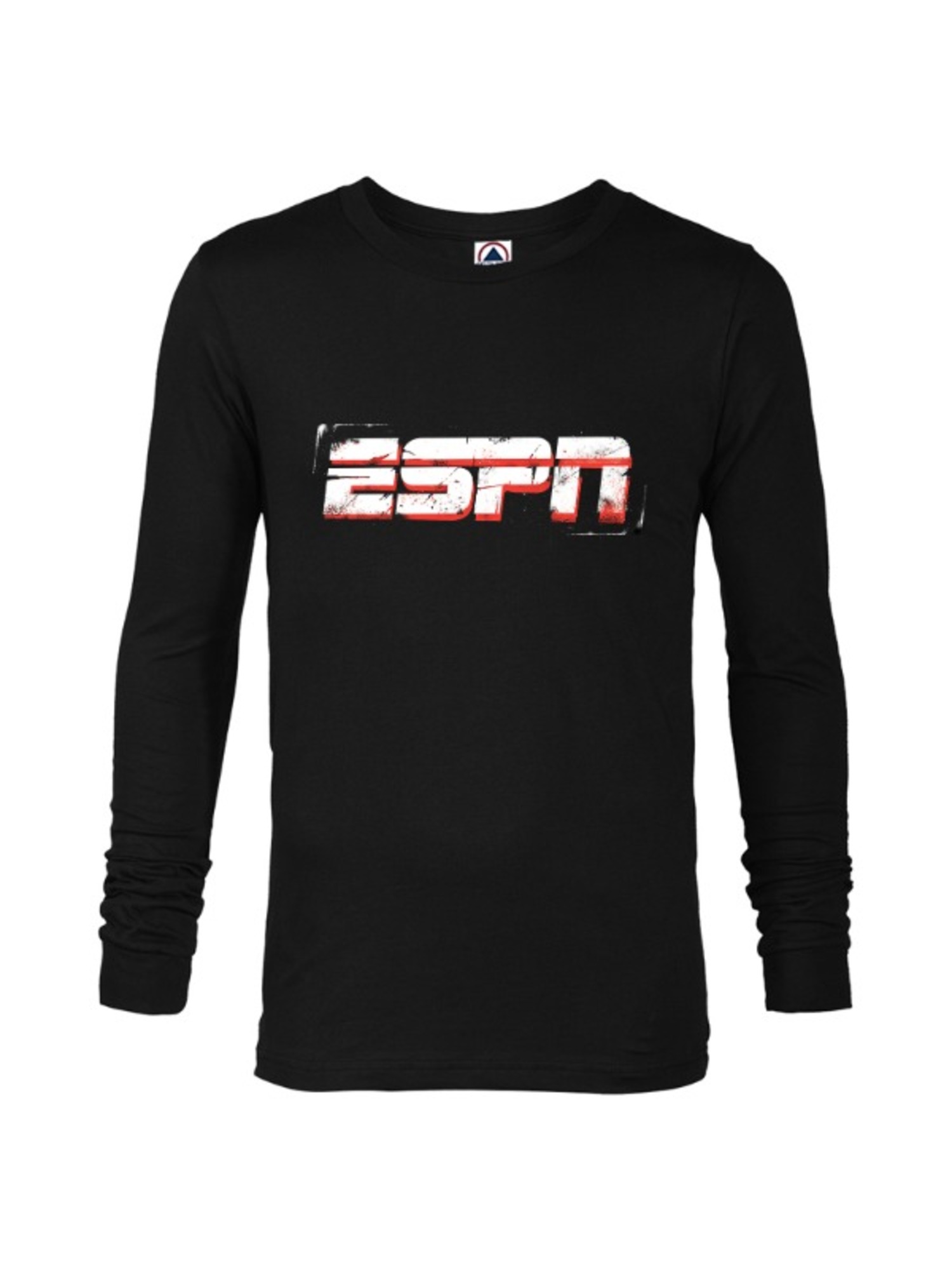 ESPN Logo Distressed Red and White 
