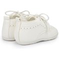 thumbnail image 5 of Infant Baby Boys Girls Loafers Classic PU Leather Wedding Dress Shoes Toddler Brogue Formal Flat Lazy Crib Oxford First Walking Christening Shoe, 5 of 6