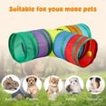 thumbnail image 3 of TúNeles y Tubos de Conejitos TúNel Plegable de 3 VíAs para Escondite de Animales PequeñOs, Juguetes para Conejos Enanos, Gatitos, 3 of 7