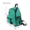 thumbnail image 3 of FORMRS School Backpack with Front Zippered Pocket 12" Student Travel Daypack, Green Cat, 3 of 6