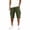 Camouflage Green-N1, variant on Men's Cargo Shorts Elastic Waist Long Blew Knee Capri Shorts Multi-Pocket Knee Length Cargo Short Pants Relaxed Fit Running Hiking Bottom,Gray S