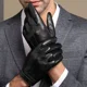 thumbnail image 5 of Guantes De Piel Sin Forro De Cabra Para Hombre, Negro, 5 of 6