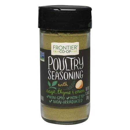 (2 Pack) Frontier Poultry Seasoning, 1.34 Oz (Best Store Bought Poultry Seasoning)